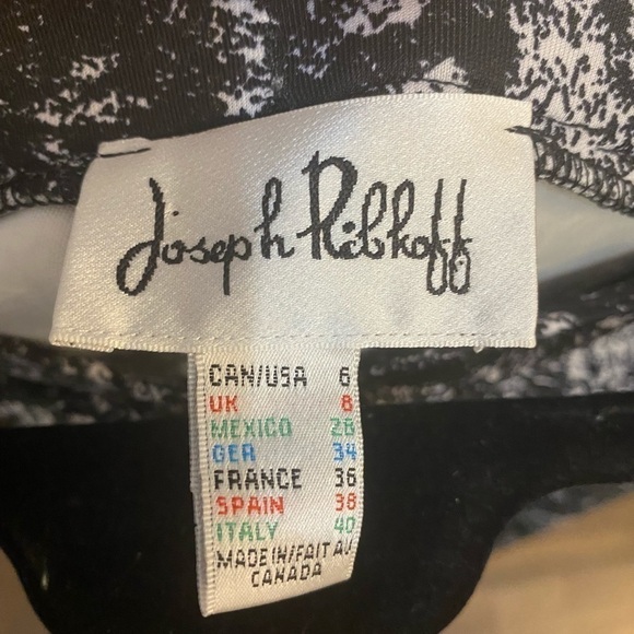 Joseph Ribkoff Leggings 6 Skinny Stretch Patterned - Picture 4 of 4